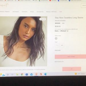 stay here seamless long sleeve